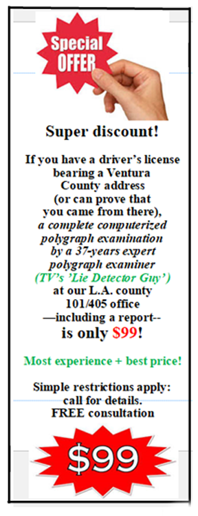 lowest price on a Ventura polygraph test